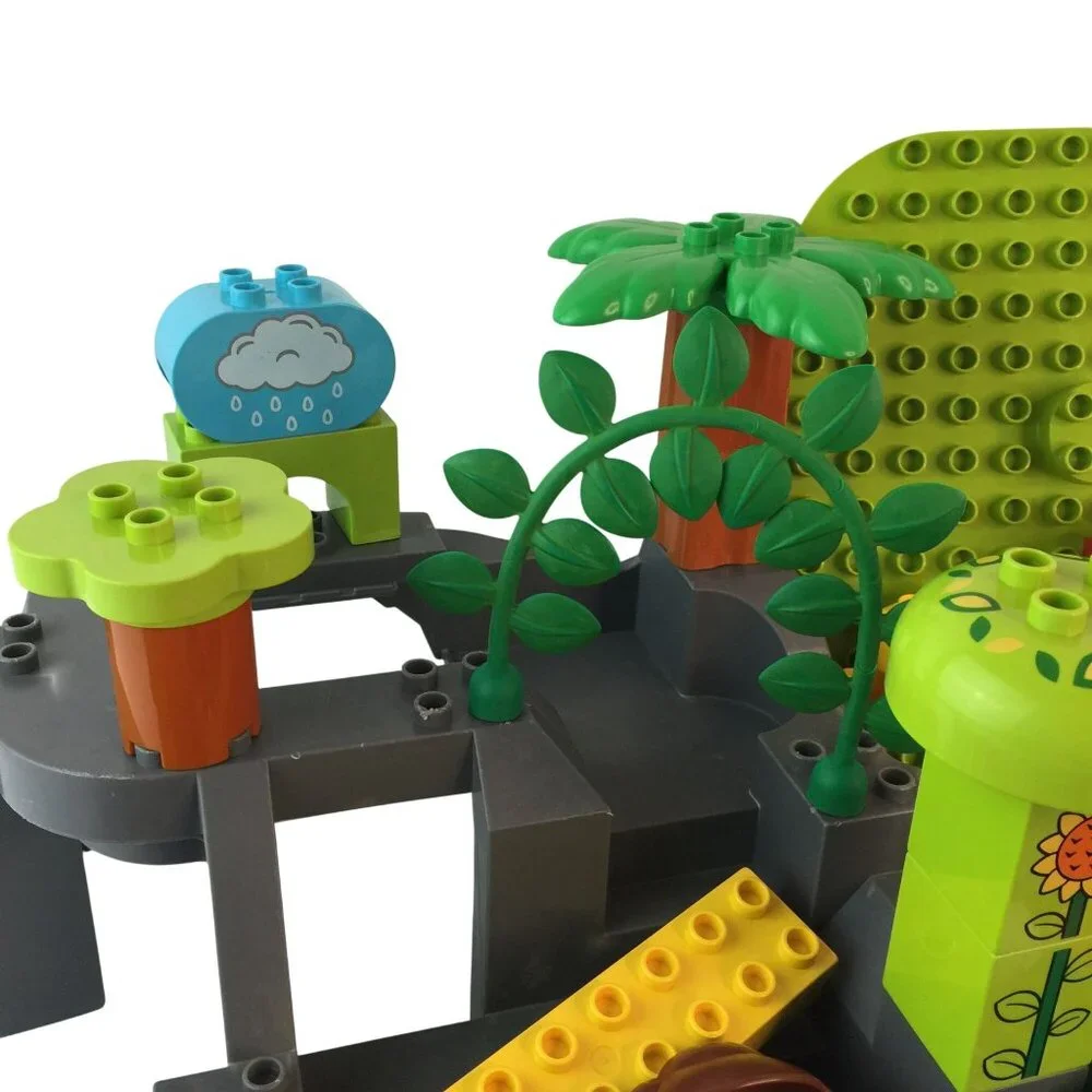 Lego Duplo Building‎ Blocks Lot 250 Pcs Base Plate Mountain Tree Vine Window